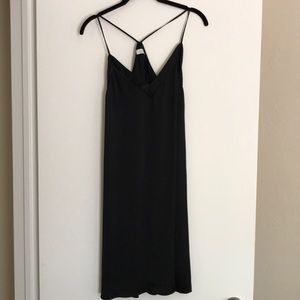 Aritzia Wilfred sexy strappy little black dress